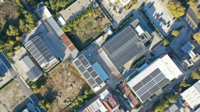 Index 6 with new rooftop photovoltaic installation, 700kW