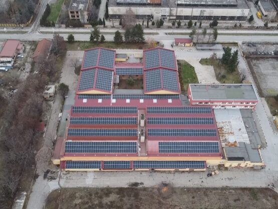 Iskra-Fabrik, Photovoltaik-Dachanlage 600kW